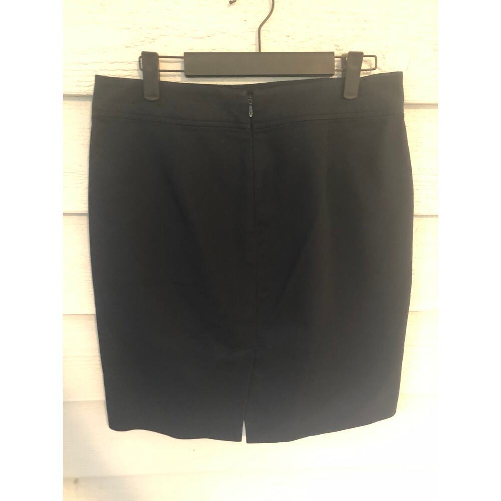 Banana Republic Navy Blue Skirt Classic Career Office Workwear Minimalist - Picture 3 of 4